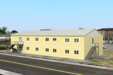 576 m² Prefabrykowana stołówka