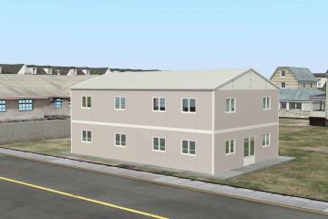 250 m² Prefabrykowana stołówka