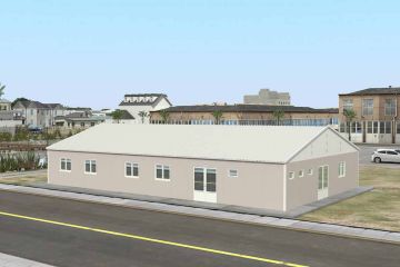 217 m² Prefabrykowana stołówka