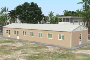 139 m² Prefabrykowana stołówka