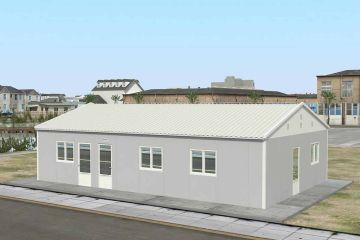 89 m² Prefabrykowana stołówka